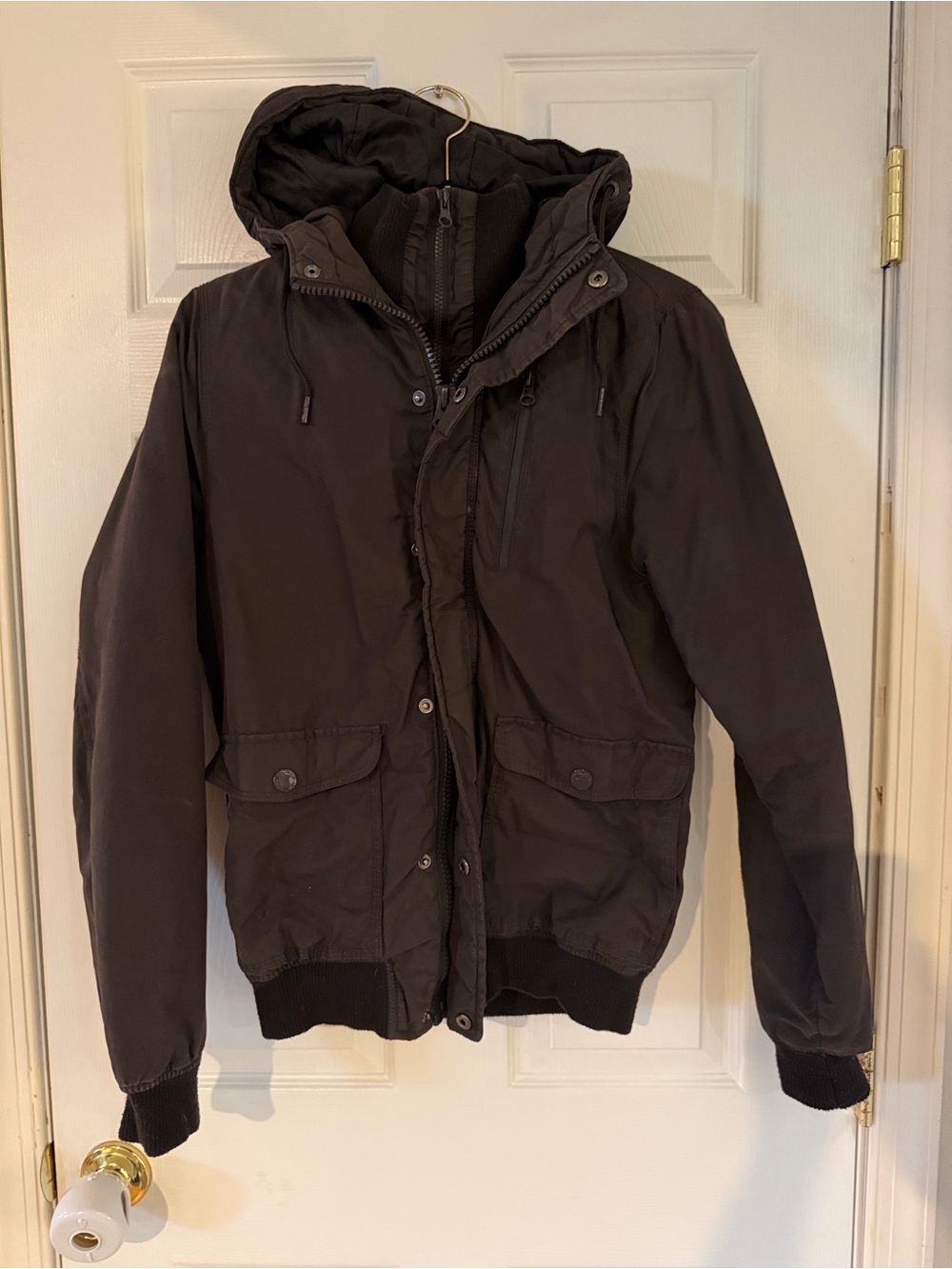 Women’s Hooded DIVIDED H&M Jacket - Brown